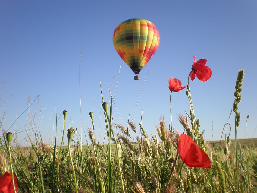Segovia: Hot-Air Balloon Flight with Optional 3-Course Lunch - The one-hour flight over the aqueduct and Alcazar