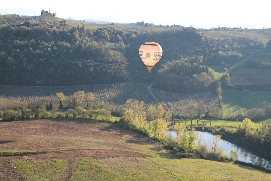 Siena: Balloon Flight Over Tuscany with a Glass of Wine - Weather changes are normal, not a failure