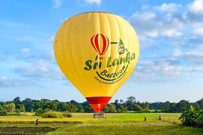 Sigiriya & Habarana: Sunrise Hot Air Balloon Ride Experience - The launch site: breakfast beside an inflating balloon