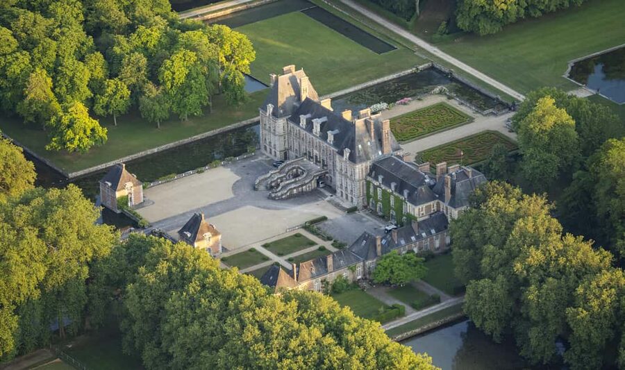South of Paris: hot air balloon flight - A Quiet Sky South of Paris