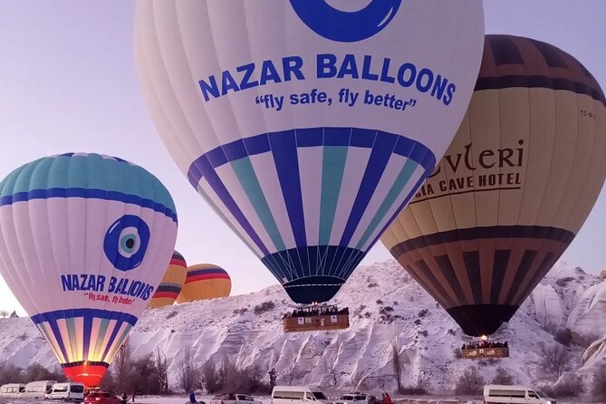 Sunrise Balloon Flight Cappadocia (Goreme) by Nazar Balloons - Watching the balloon inflate before sunrise