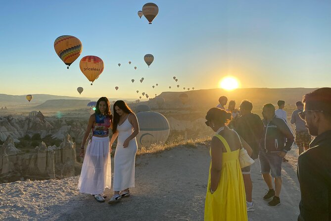 Sunrise Balloon Watching Tour with Photographer in Goreme - Stop one: Goreme National Park balloon launch area