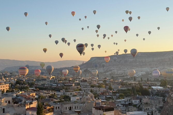 Sunrise Hot-air Balloon in Magical Cappadocia with Breakfast and Champagne - Champagne After Landing