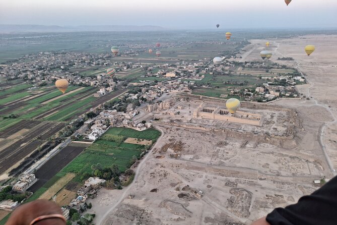 Sunrise Hot Air Balloon Ride over Luxor West Bank - The Flight at Sunrise