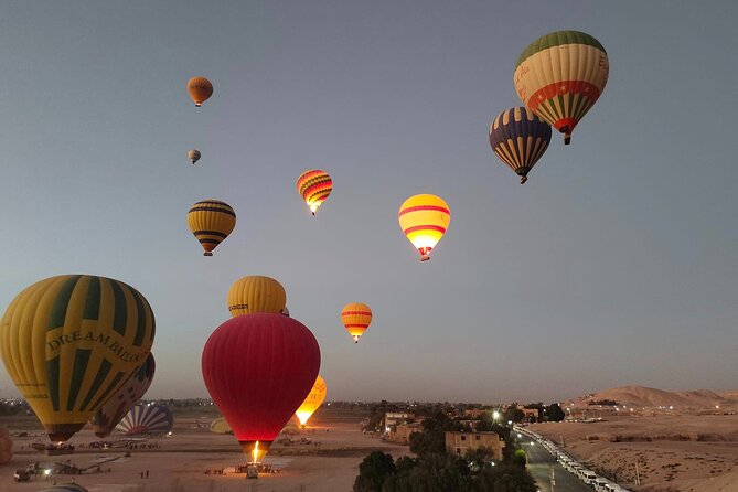 Sunrise Hot Air Balloon Ride over Luxor West Bank - Landing and Return to Your Hotel