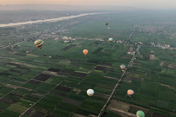 Sunrise Hot Air Balloon with Full Day Tour to the East and West Bank of Luxor - Valley of the Kings and the tombs beneath the hills