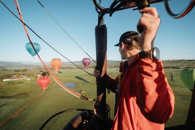 Sunrise Mansfield Hot Air Balloon Flight with GoPro Photo - What the one-hour flight feels like