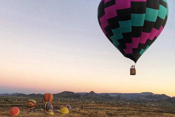 Sunrise Sonoran Desert Balloon Flight - Sunrise at Cave Creek Regional Park