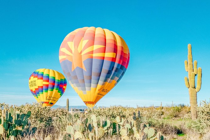 Sunset Hot Air Balloon Ride Over Phoenix - One hour above the Sonoran Desert