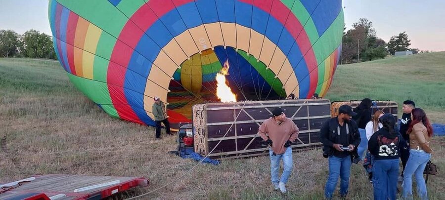 Temecula Morning Hot Air Balloon Ride with Champagne Toast - Short van rides, useful but not scenic