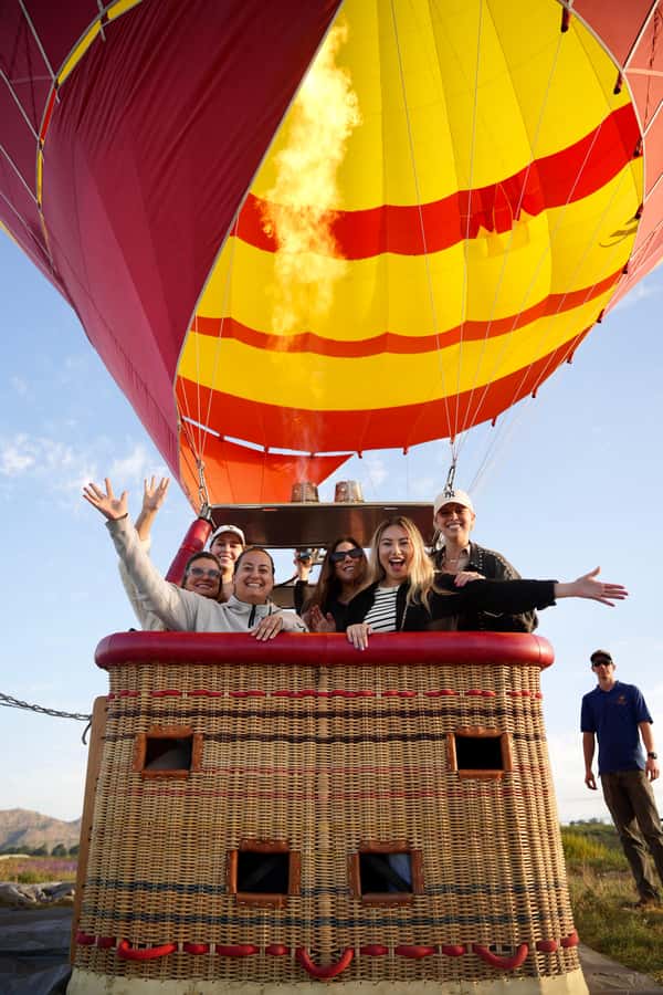 Temecula: Sunrise Hot Air Balloon Ride with Champagne - Meeting at Bolero at Europa Village