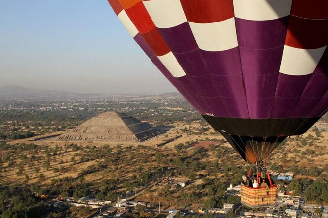 Teotihuacan Hot Air Balloon Ride with Optional Bike or Walking Tour - San Martin de las Piramides beyond the main gate