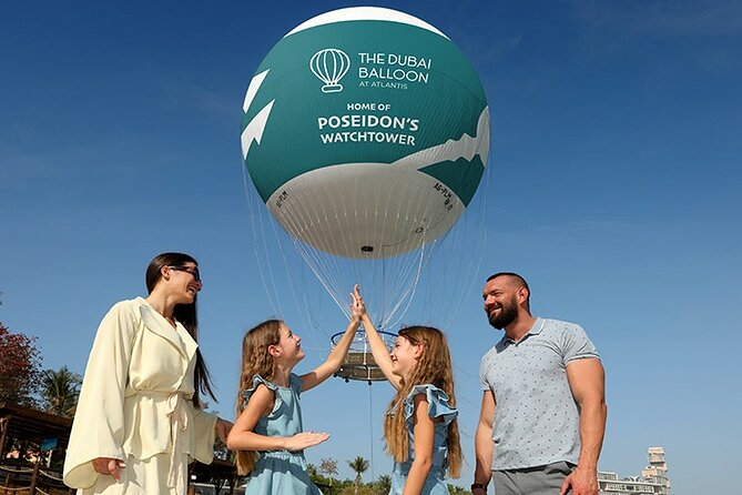 The Dubai Balloon at Atlantis Tickets with options - The Atlantis setting adds convenience