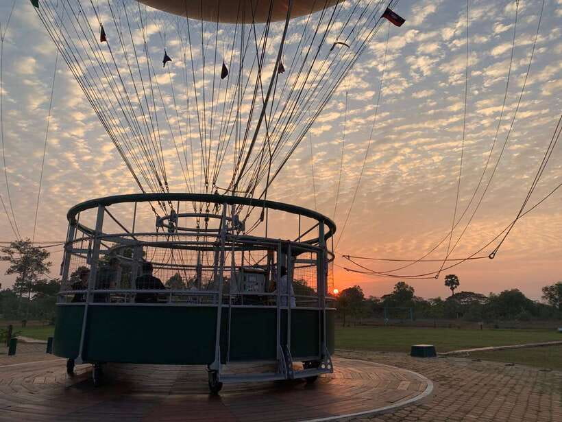 Ticket for Angkor Balloon Ride. - The View Begins Just Outside Angkor Wat
