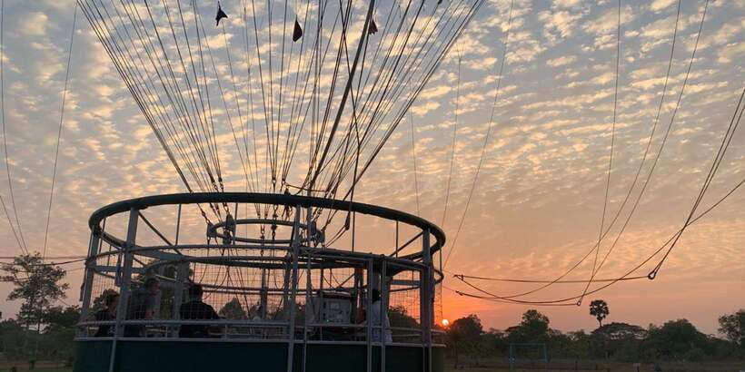 Ticket for Angkor Balloon Ride. - The Human Side: Mr John and Local Explanation