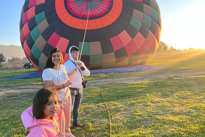 Transportation and Hot Air Balloon Flight Teotihuacán - Toast, certificate, and breakfast after landing