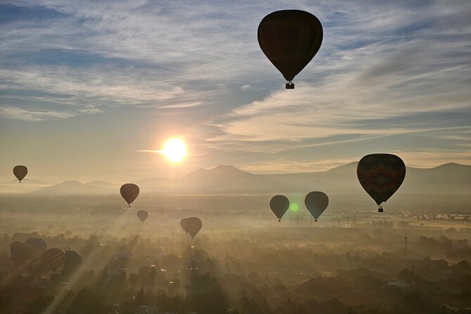 Unforgettable Hot Air Balloon Ride Over the City of the Gods - The balloon flight over Teotihuacan