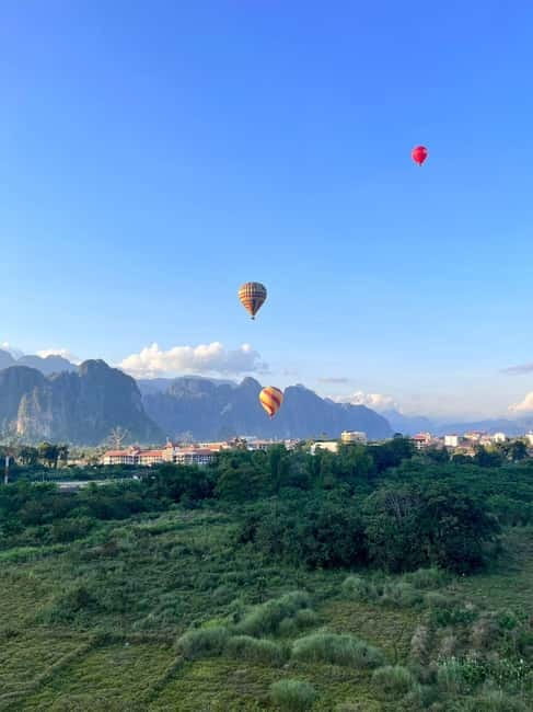 Vang Vieng: Hot Air Balloon Ride with City Hotel Pickup - Key Points Before You Book
