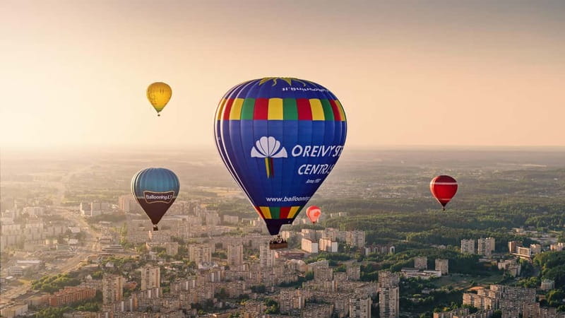 Vilnius or Trakai: Hot Air Balloon Flight - Key points at a glance