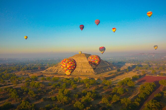 Vuelo amanecer: globo aerostático con Sky Balloons México - The flight over San Martín de las Pirámides