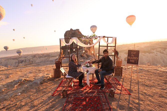 Wedding Proposal and Photoshoot with Hot Air Balloons - Is $187.60 good value for up to three people?