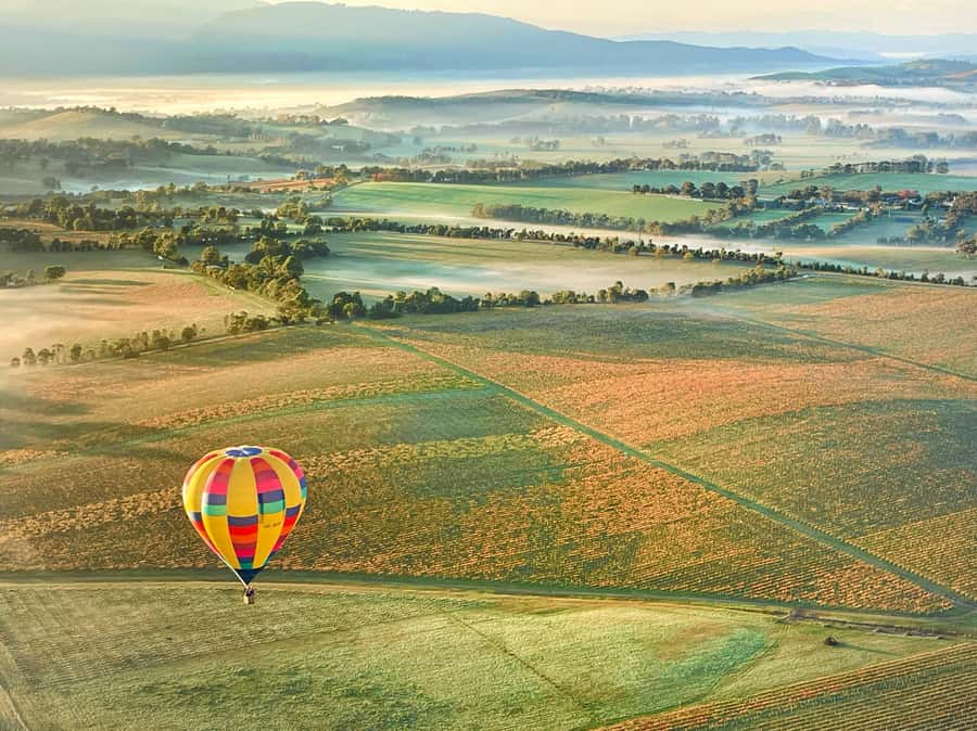 Yarra Valley: Hot Air Balloon Flight & Buffet Breakfast - Why the Yarra Valley looks different from the air