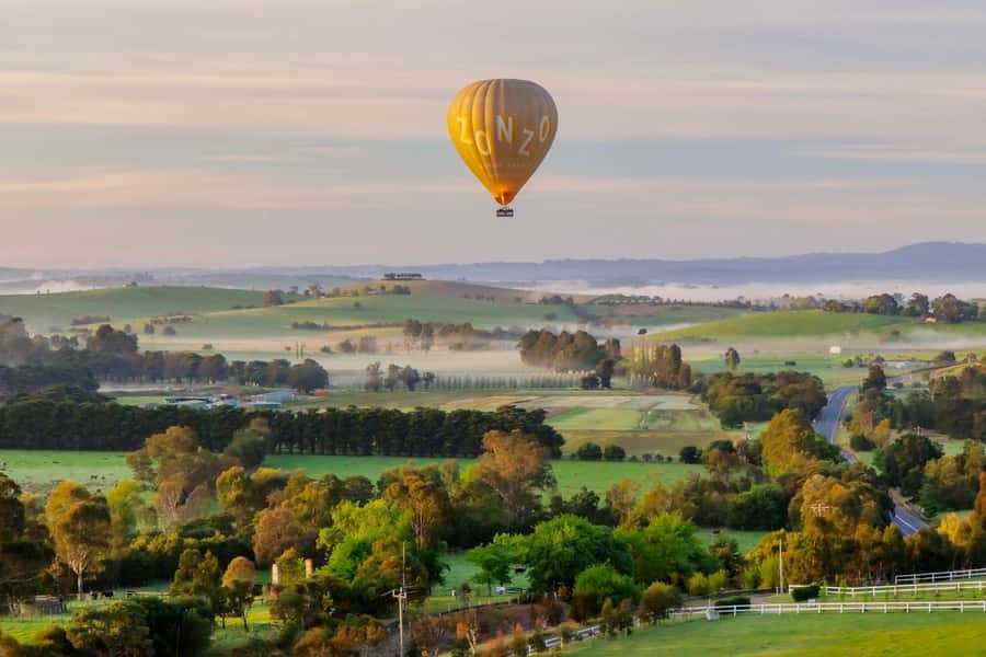 Yarra Valley: Hot Air Balloon with Breakfast & CBD Transfers - Helping the crew prepare the balloon