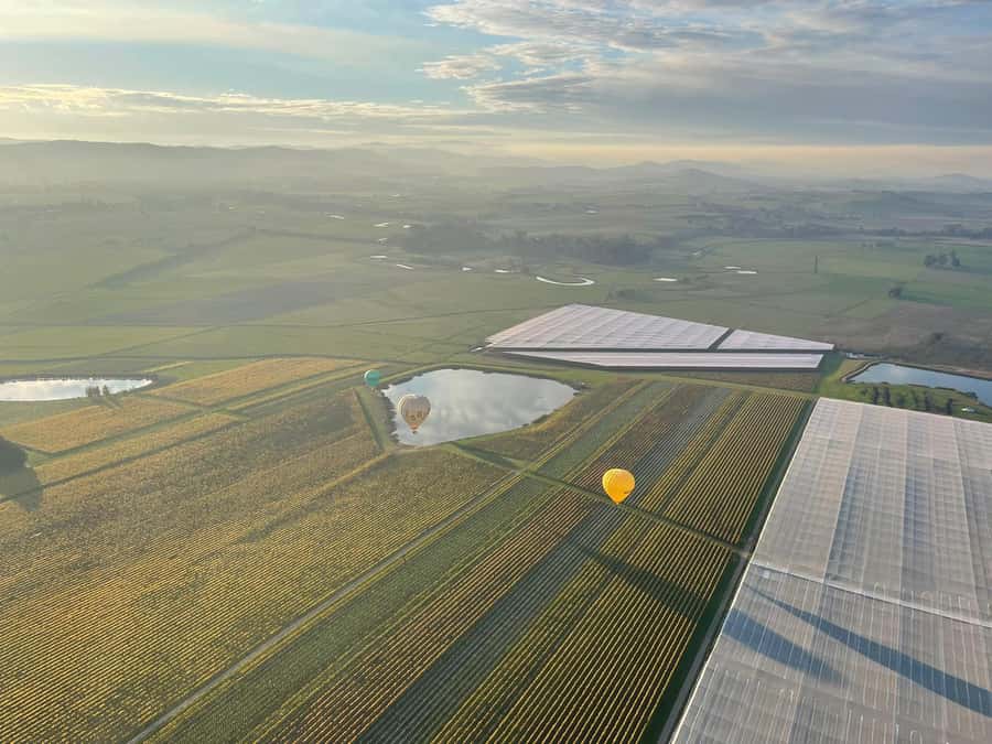 Yarra Valley : Hot Air Ballooning - Meeting at Chateau Yering before sunrise