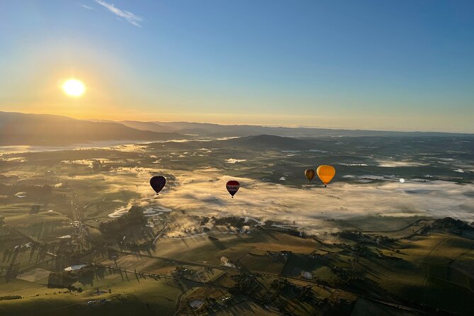 Yarra Valley Sunrise Balloon Flight with GoPro Photos - What the long list of valley sights really means